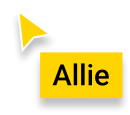 Allie's mouse pointer