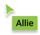 Allie's mouse pointer