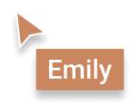 Emily's mouse pointer