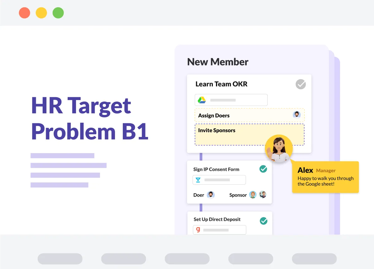 Ideal homepage mockup for HR Target, Problem B1
