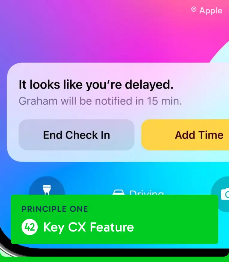 Principle 1 > Key CX Feature #42