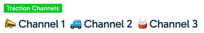 Traction Channels