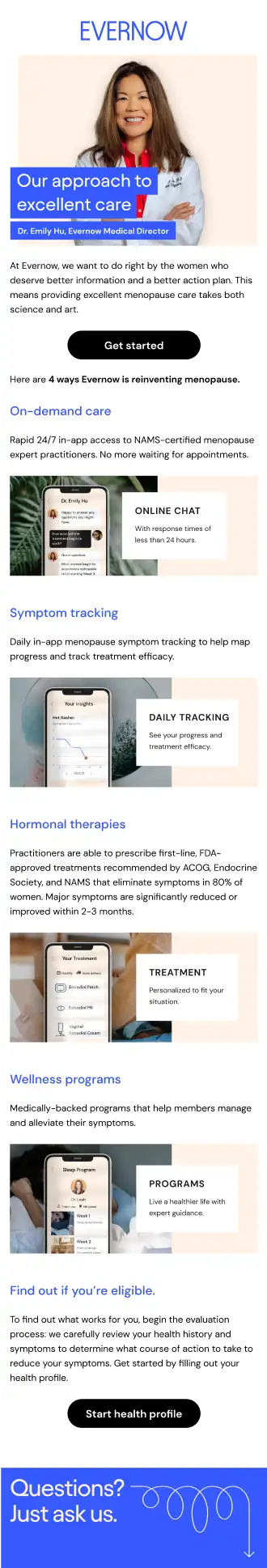 Email S0E03: Our approach to exellent care