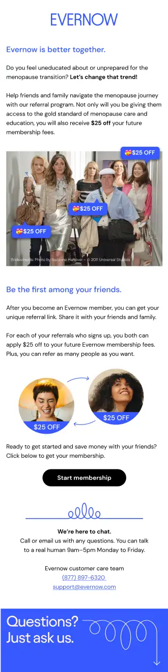 Email S3E11: Evernow is better together.