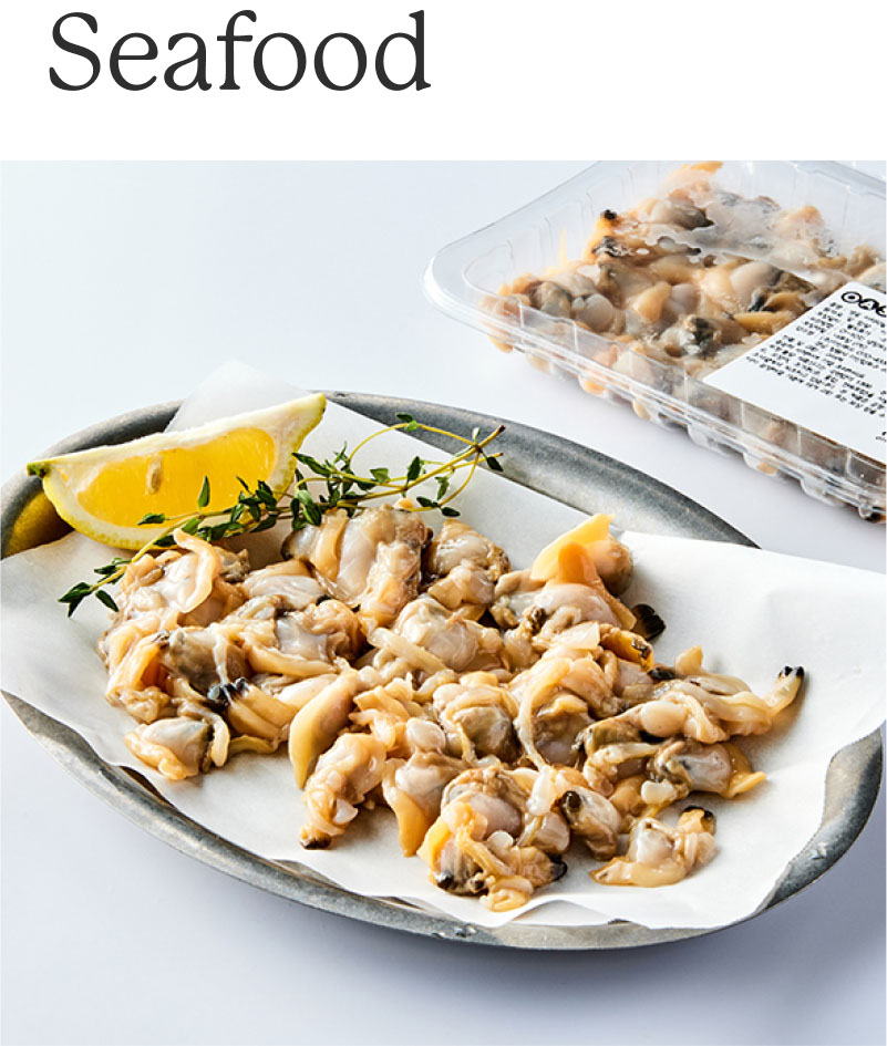 Seafood: Korean Clam Meat, Frozen 150g